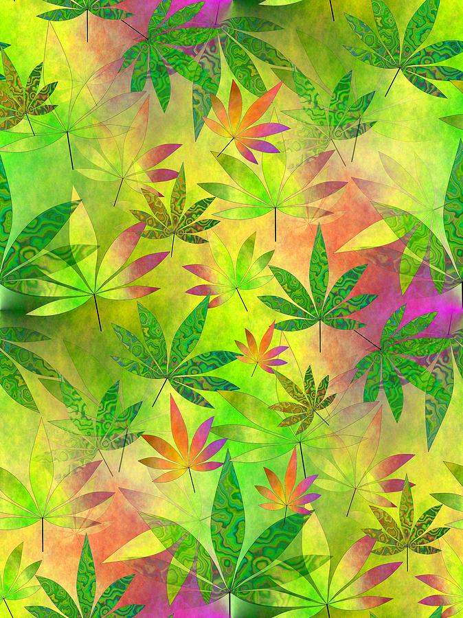 Weed 420 Design Digital Art by Kathleen Sartoris