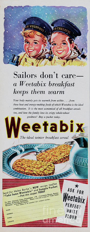 Hat Photograph - Weetabix by Picture Post