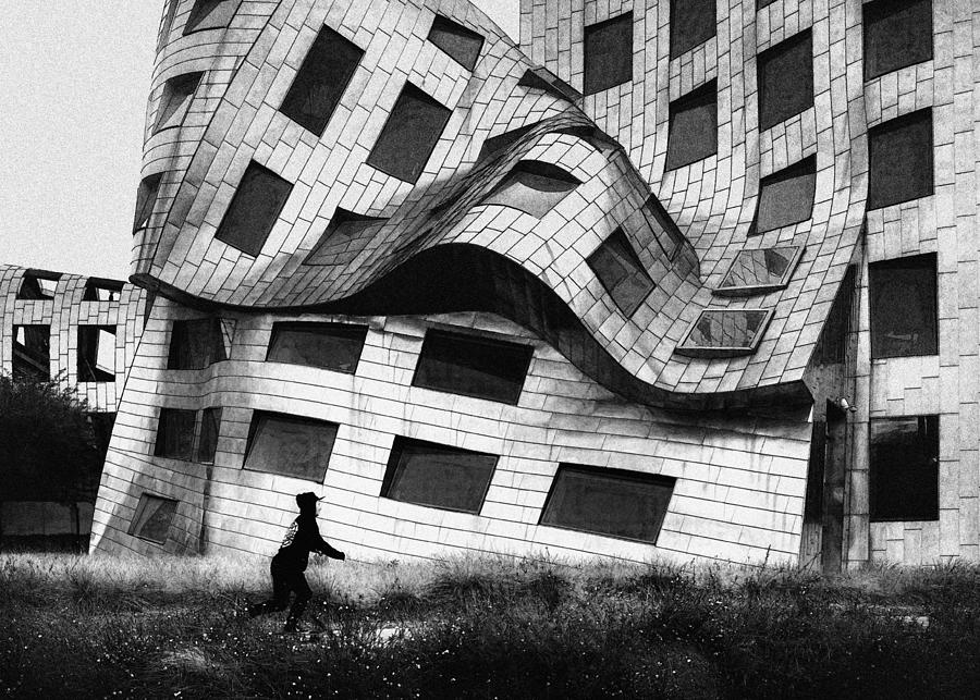 Architecture Photograph - Weird by Leah Guo