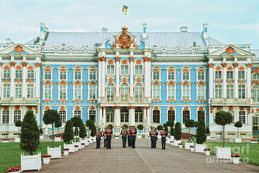 Welcome to Catherine Palace in Russia Photograph by Catherine Sherman