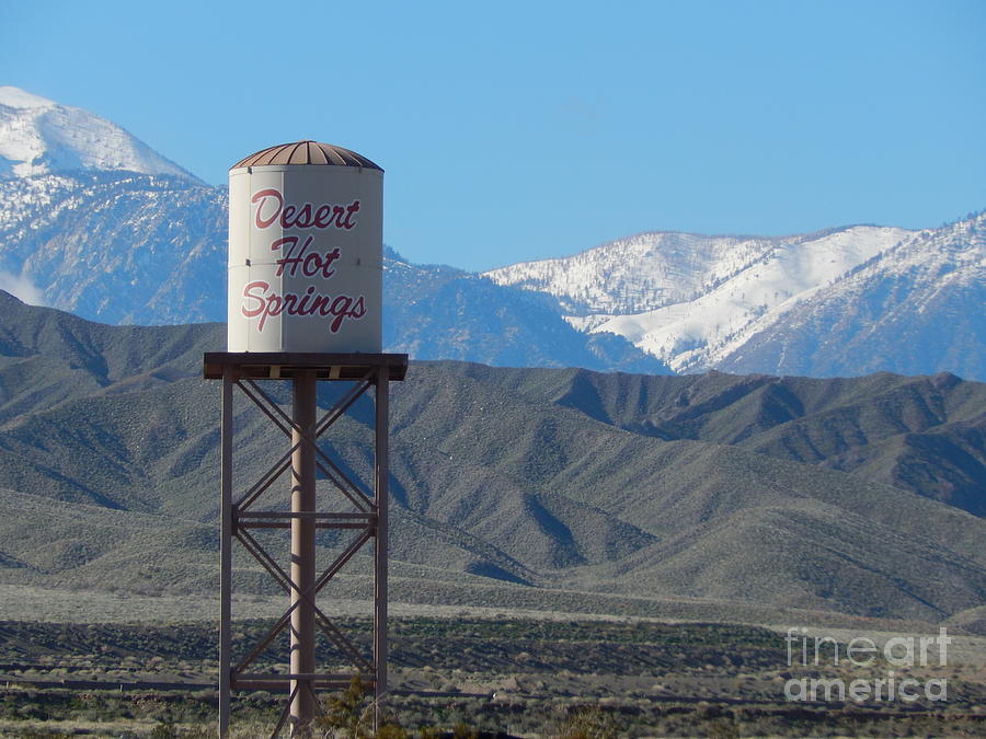 Welcome to Desert Hot Springs Photograph by Chris Tarpening