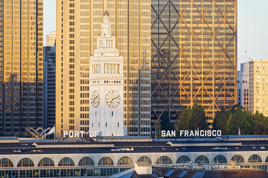 Welcome to the City by the Bay -- Ferry Building in San Francisco, California Photograph by Darin Volpe