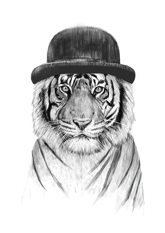 Animal Drawing - Welcome to the jungle by Balazs Solti