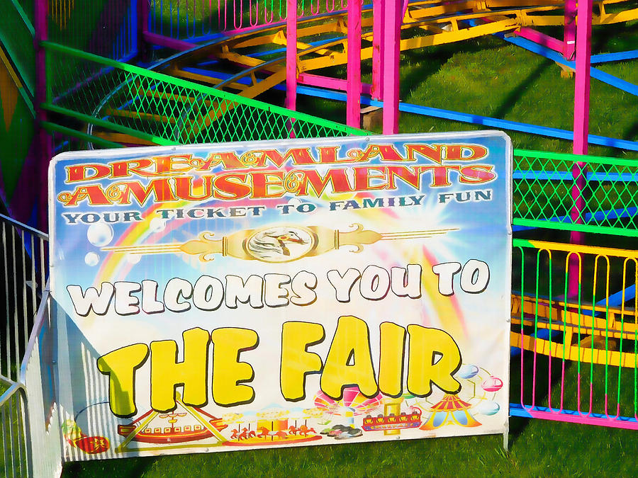 Welcomes you to the fair Painting by Jeelan Clark
