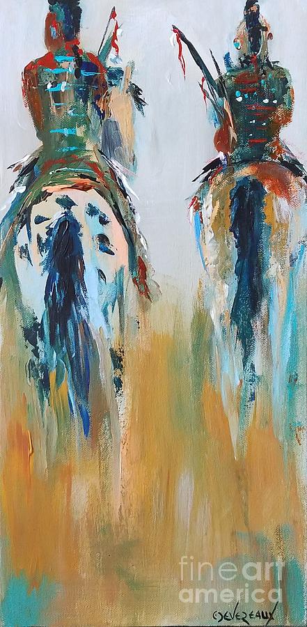 Abstract Painting - Welcoming Party by Cher Devereaux