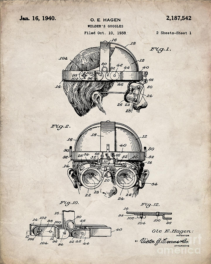 Vintage Welding Goggles