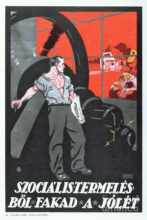 'well-being Is The Product Of Socialist Production', Poster Of The ...