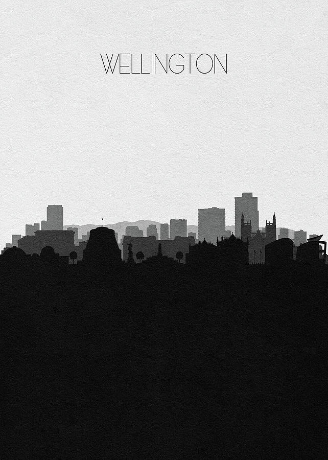 Wellington Cityscape Art Digital Art by Inspirowl Design