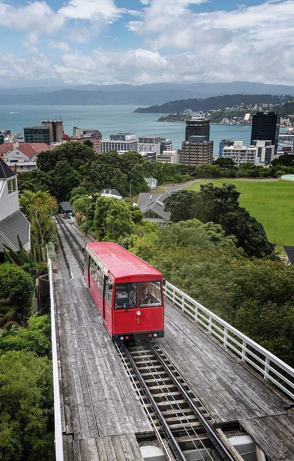 Wellington New Zealand Cable Car Photograph by Joan Carroll