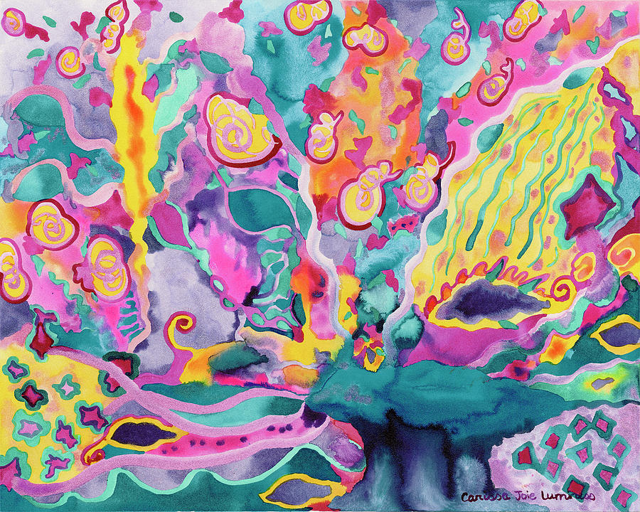Abstract Painting - Wellspring by Carissa Luminess