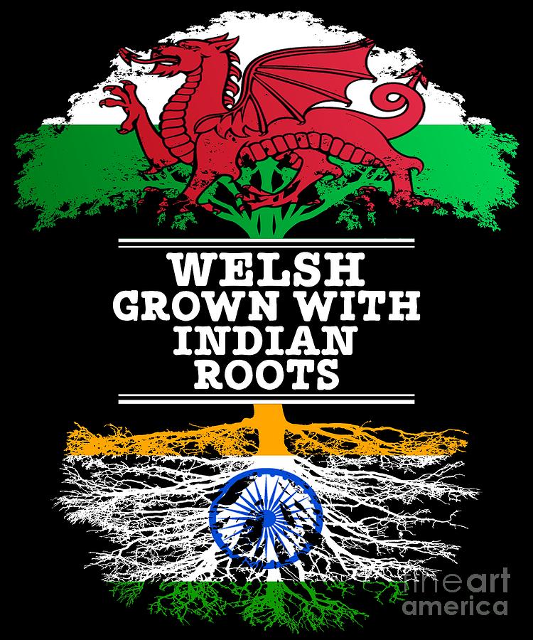 Welsh Grown With Indian Roots by Jose O