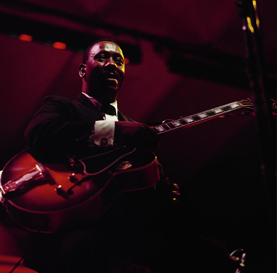Music Photograph - Wes Montgomery Performs On Stage At by David Redfern