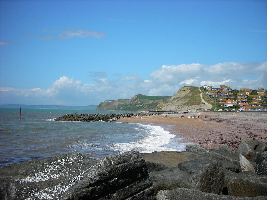 West Bay Looking West Photograph by Jane Young