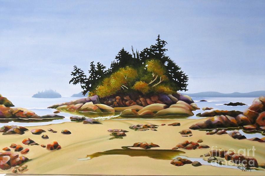 West Coast Serenity Painting by Elissa Anthony