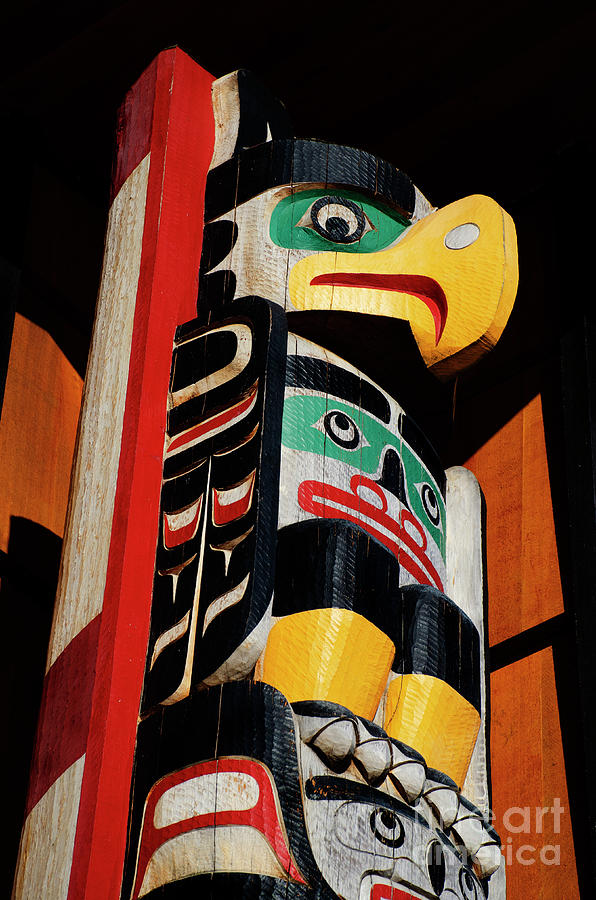 West Coast Totem Pole 2 Photograph by Bob Christopher