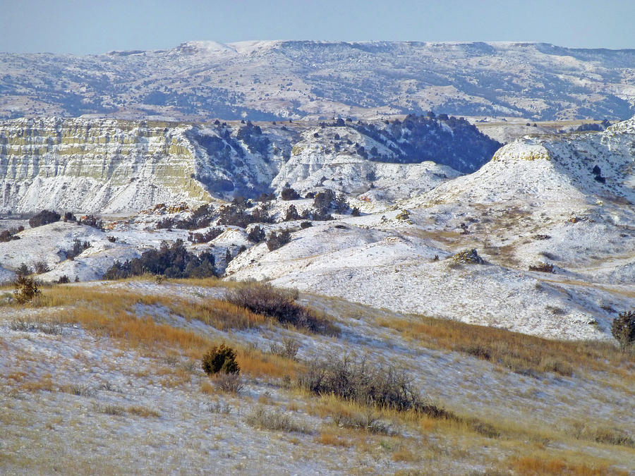 West Dakota Snow Photograph by Cris Fulton