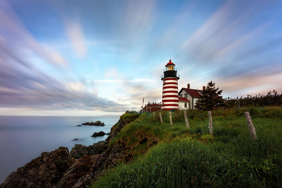 West Quoddy Head Lighthouse Photograph by C  Renee Martin