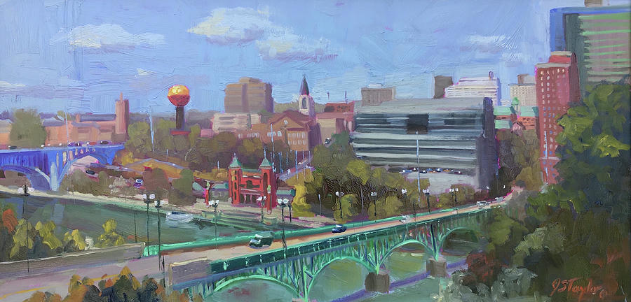 Impressionism Painting - West Side Of Knoxville by Jennifer Stottle Taylor