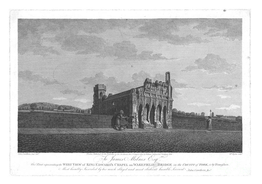 West View Of King Edwards Chapel Drawing by Print Collector