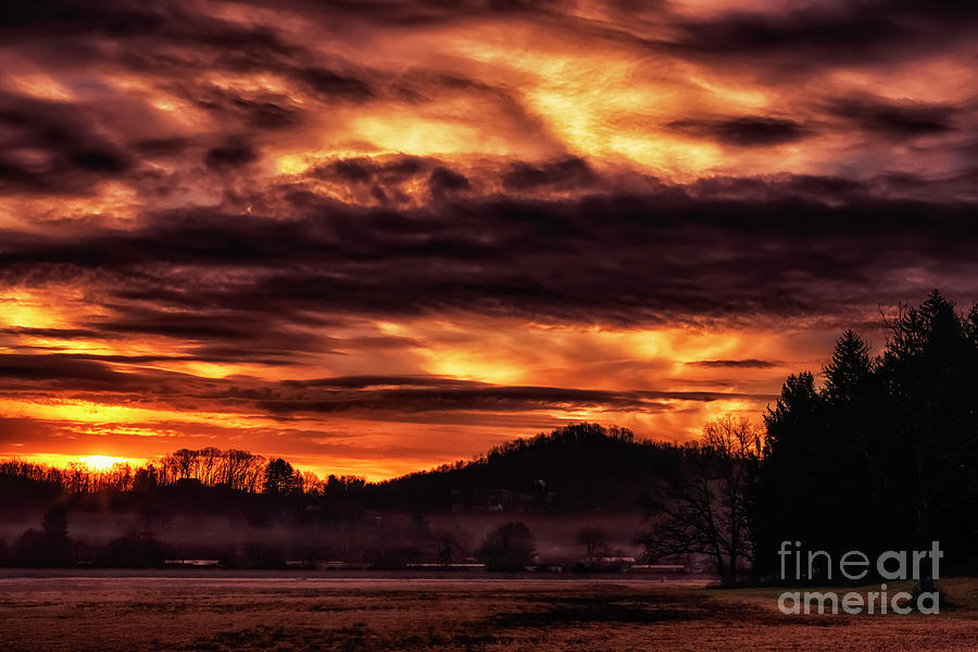 West Virginia Mountain Sunrise Photograph by Thomas R Fletcher