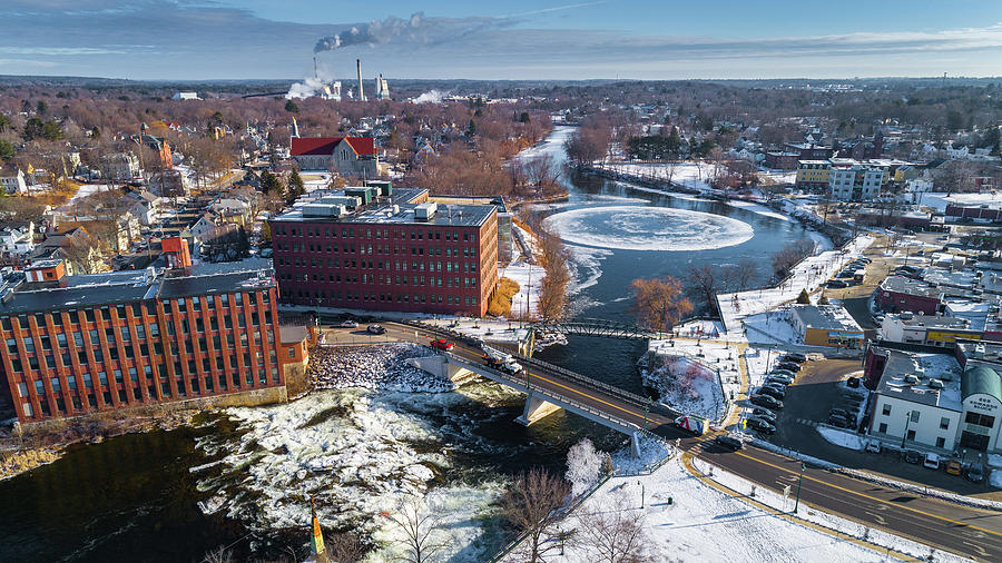 Westbrooks Big Ice Circle of of 2019 Photograph by Colin Chase