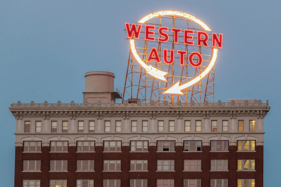 Western Auto Sign Photograph by Allin Sorenson
