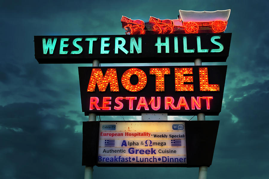 Western Hills Motel Photograph by Micah Offman