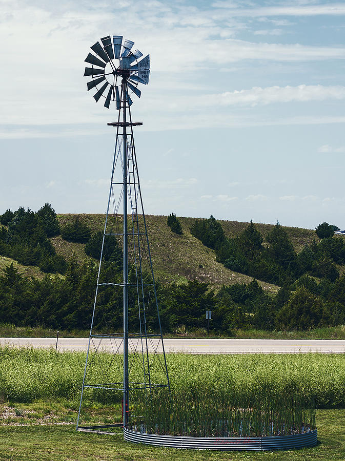 Western Nebraska Windmill Photograph by Ed Peterson