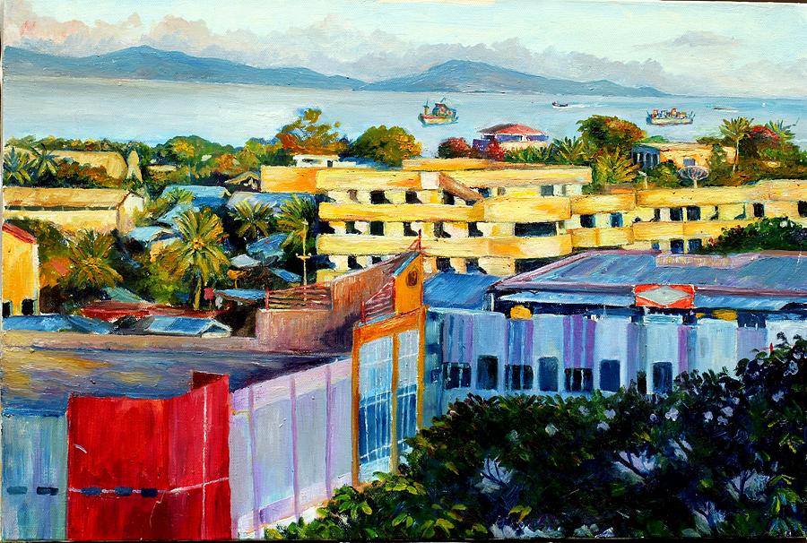 Western part of Sorong City #2 Painting by Jason Sentuf