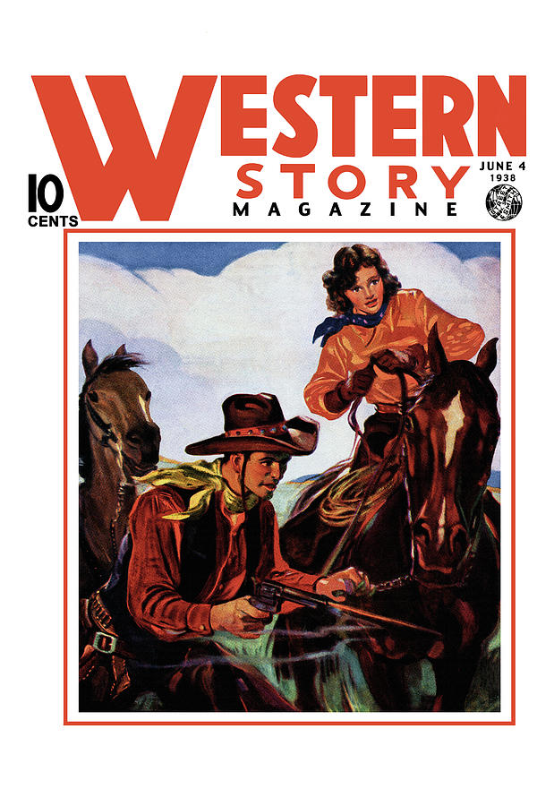 Western Story Magazine: Living the Cowboy Way Painting by Unknown