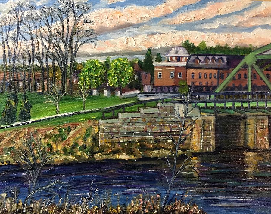 Westfield River-Toward Evening Painting by Richard Nowak