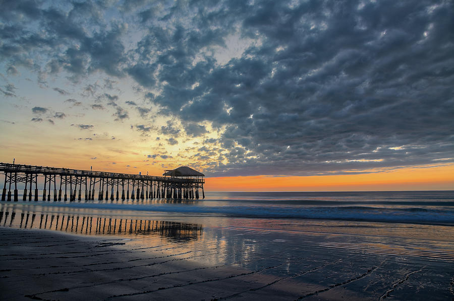 Westgate Cocoa Beach Pier at Sunrise Photograph by Jeffrey Klug - Fine ...