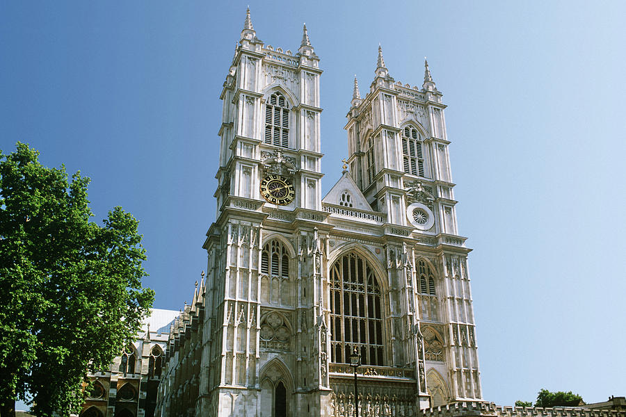 Architecture Digital Art - Westminster Abbey by Jenny Cundy