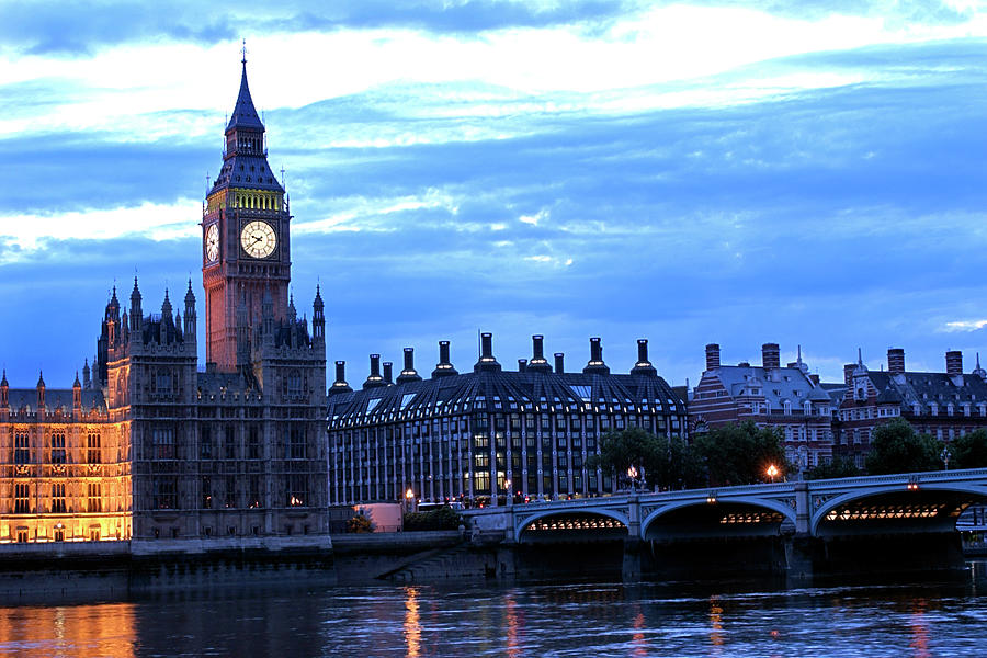 Westminster Bridge And Big Ben In Photograph by Thinkstock Images