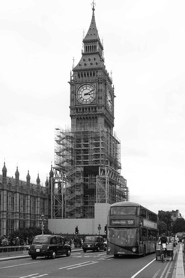 Big Ben Photograph - Westminster Bridge by Claire Doherty