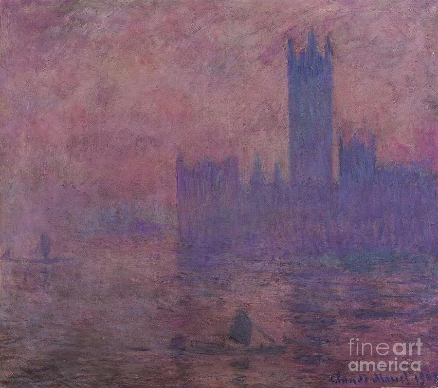 Westminster Tower, 1904 By Claude Monet Painting by Claude Monet