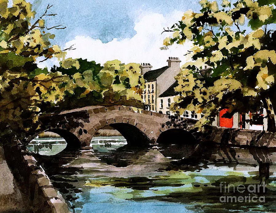Westport, for the craic, Co Mayo. Painting by Val Byrne