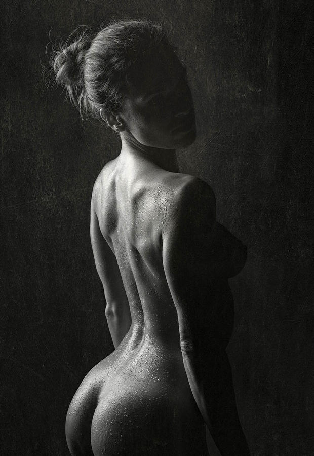 Nude Photograph - Wet by Luc Stalmans