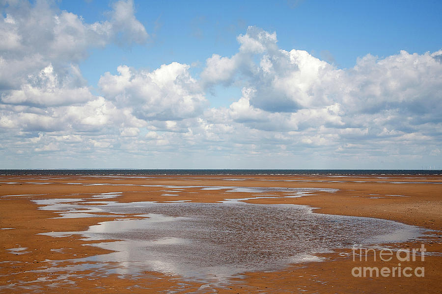 Beach Photograph - Wet Sand, Norfolk by John Edwards