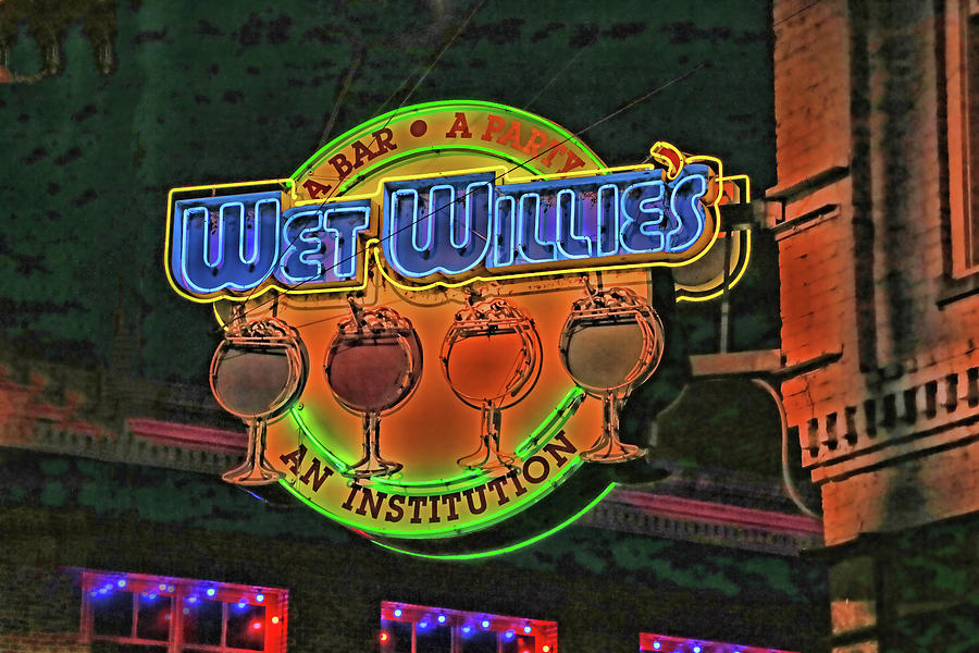 Wet Willies # 2 - Memphis Photograph by Allen Beatty