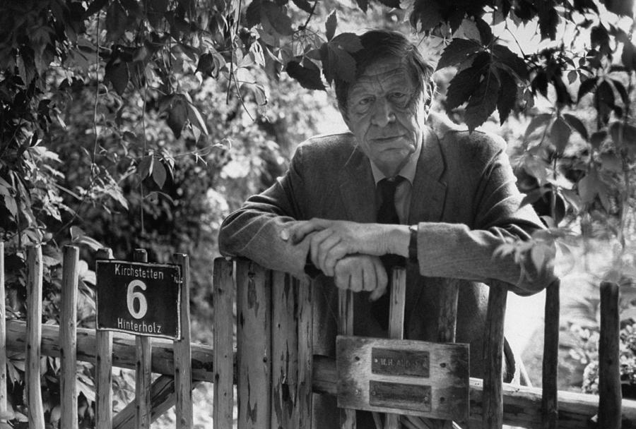 W.H. Auden Photograph by Harry Redl
