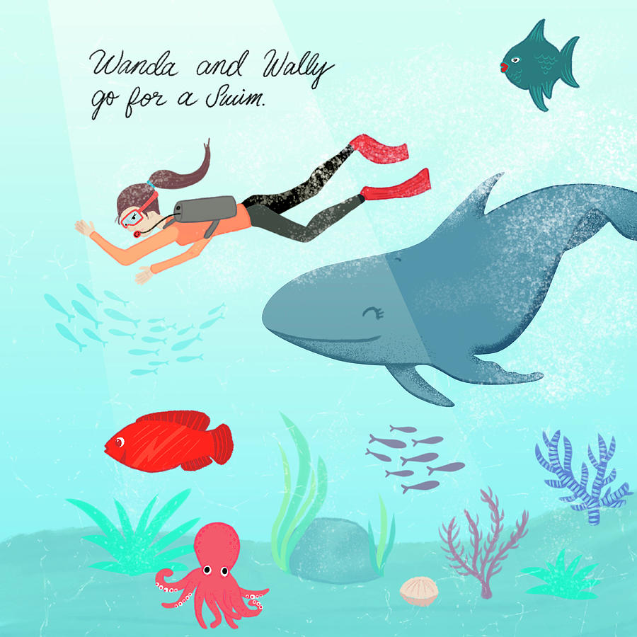 Whale And Wanda Digital Art by Ashley Santoro - Fine Art America