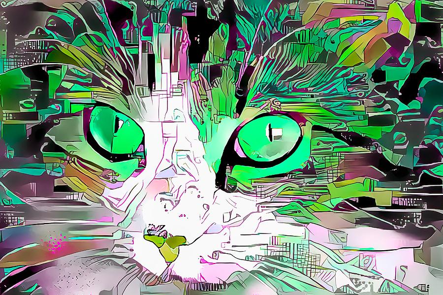What Big Green Eyes You Have Digital Art by Don Northup