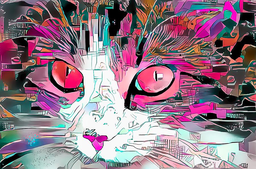 What Big Pink Eyes You Have Digital Art by Don Northup