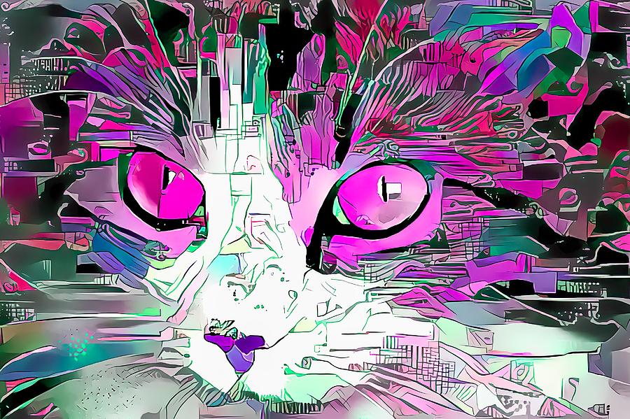 What Big Purple Eyes You Have Digital Art by Don Northup