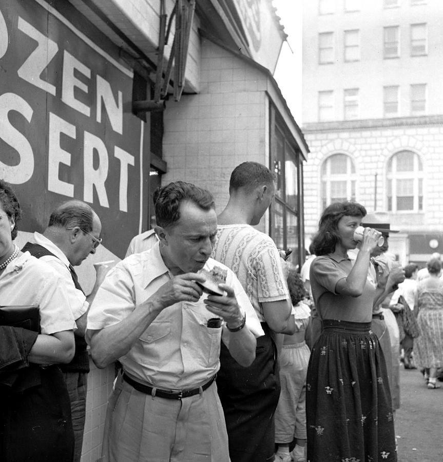 What Couple Be More Refreshing On A Hot Photograph by New York Daily News Archive