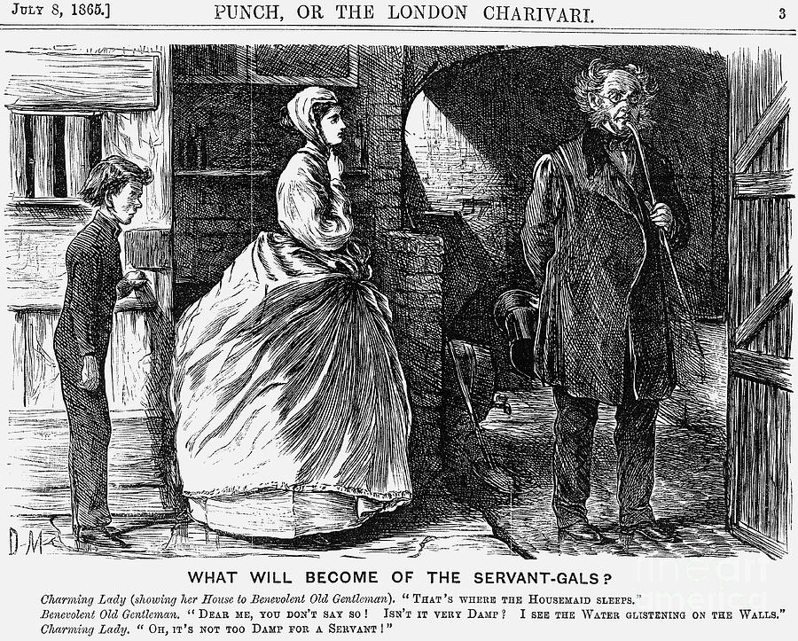 What Will Become Of The Servant-gals Drawing by Print Collector