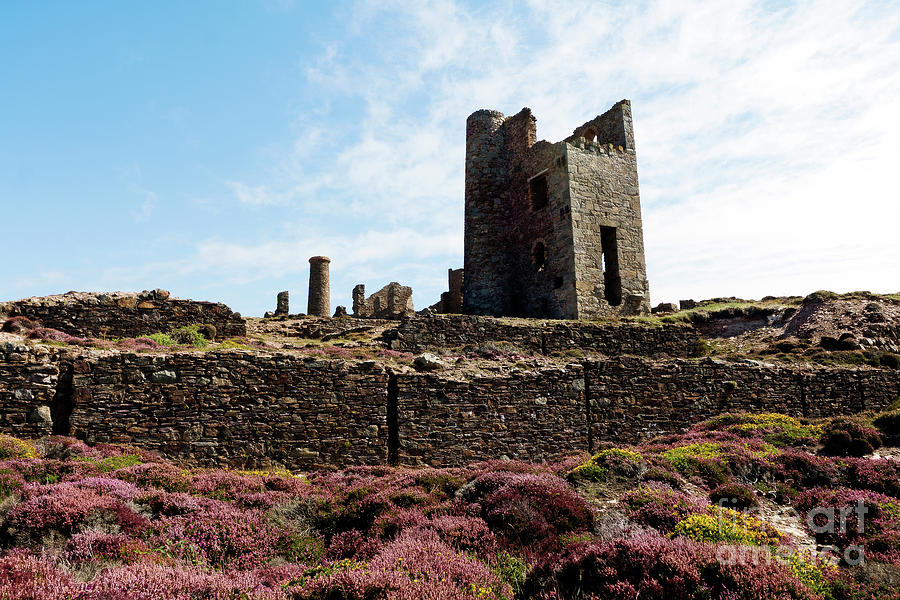 Architecture Photograph - Wheal Coates Whim Engine House by Terri Waters