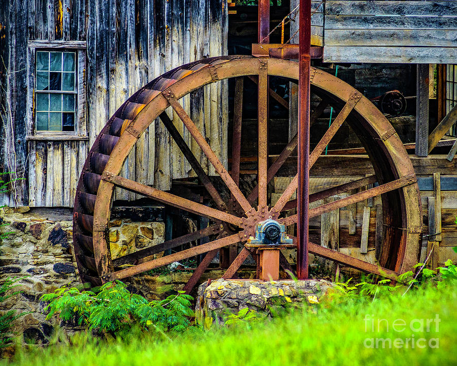 Wheel at Sixes Mill Photograph by Nick Zelinsky Jr