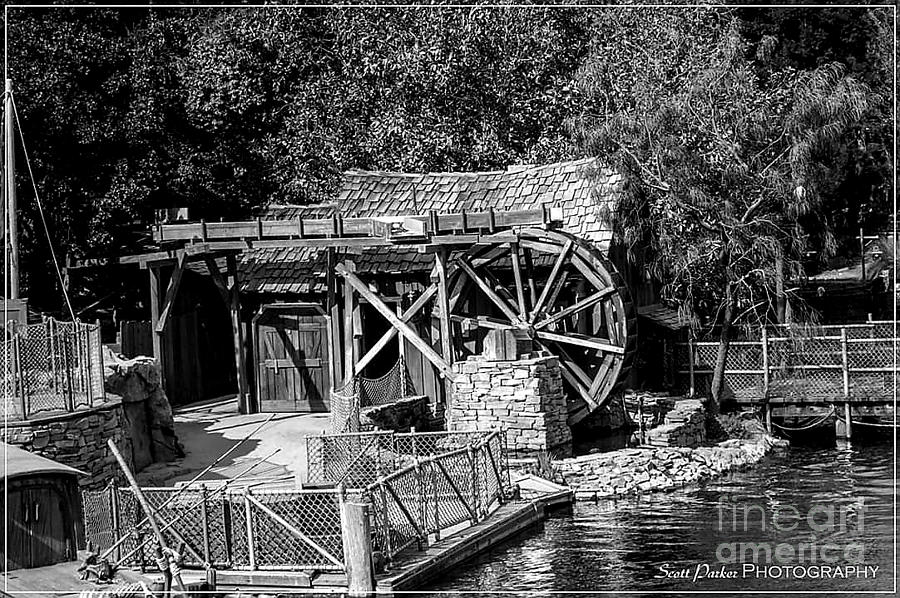 Wheel House Black and White Photograph by Scott Parker
